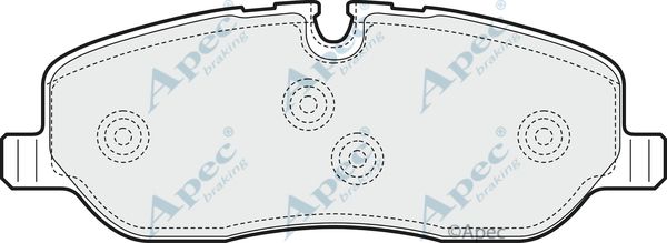 APEC BRAKING Jarrupala, levyjarru PAD1468